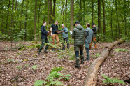 Unterricht im Wald